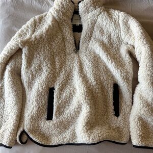 Thread & Supply Cream Sherpa Jacket